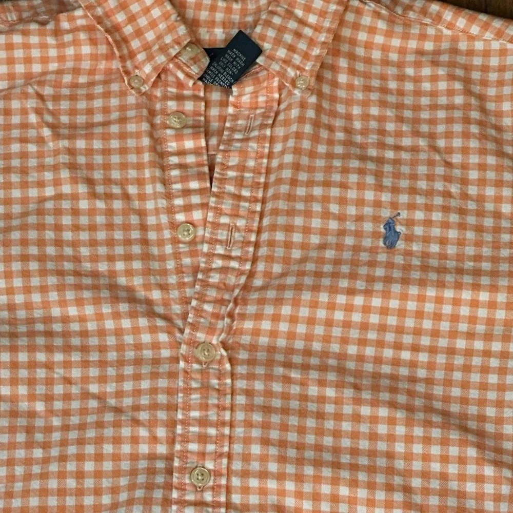 Ralph Lauren Orange Casual Button Down Shirt